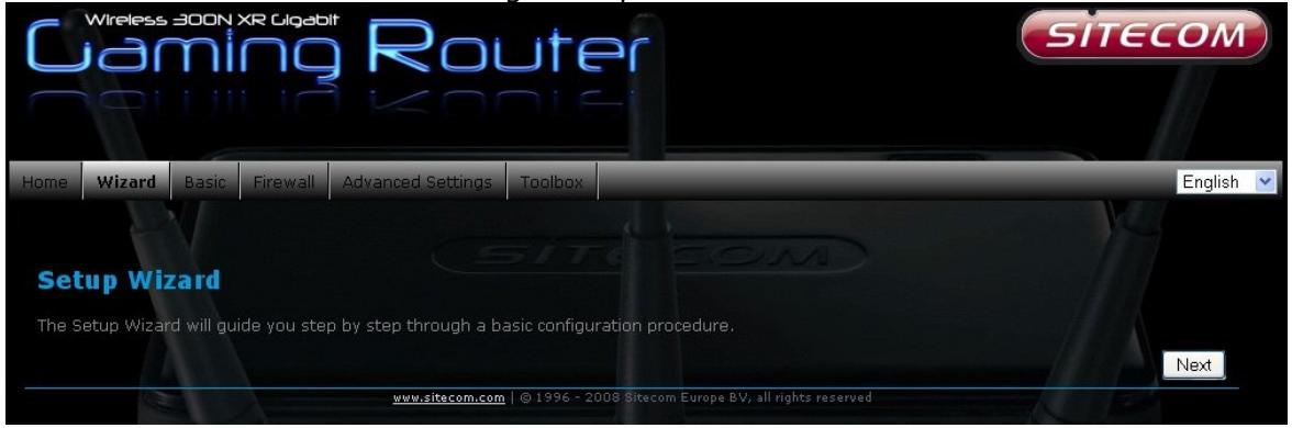 SITECOM RWIFI GAMING WL308 - Logging In - 6