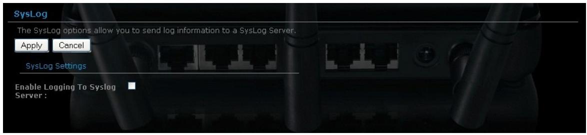 SITECOM RWIFI GAMING WL308 - Syslog - 1