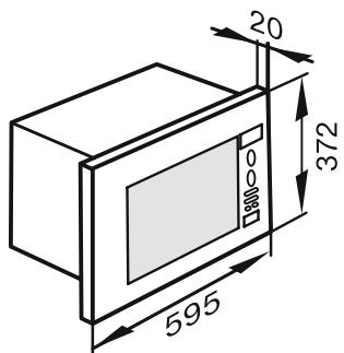 MIELE M6032SC - Cotes d'encastrement - 5