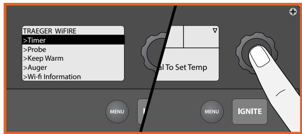 TRAEGER TFB78GLEC - Pour annuler le minuteur : - 1