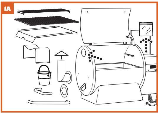 TRAEGER TFB78GLEC - INSTALLER LA POIGNEE DE LEVAGE - 2