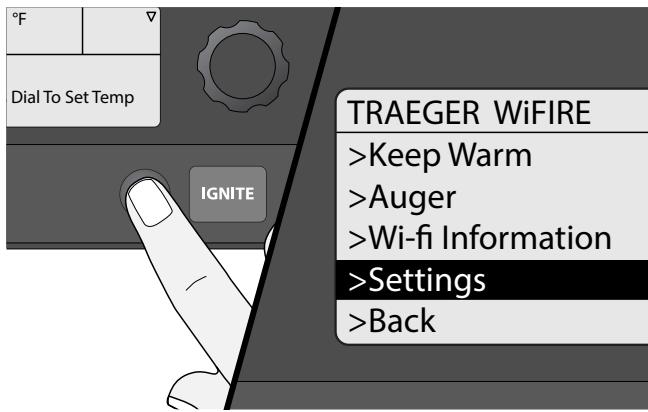 TRAEGER TFB78GLEC - RéGLAGES - 1