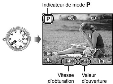 FUJIFILM SP-590UZ - Reglez la molette mode sur P. - 1