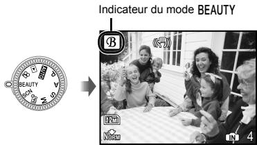 FUJIFILM SP-590UZ - Réglez la molette mode sur BEAUTY. - 1