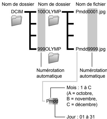 FUJIFILM SP-590UZ - REGLAGE  NOM FICHIER - 1