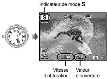FUJIFILM SP-590UZ - Réglez la molette mode sur S. - 1