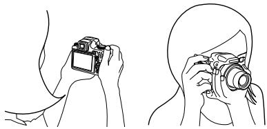 FUJIFILM SP-590UZ - Permuter entre l'écran et le viseur - 1