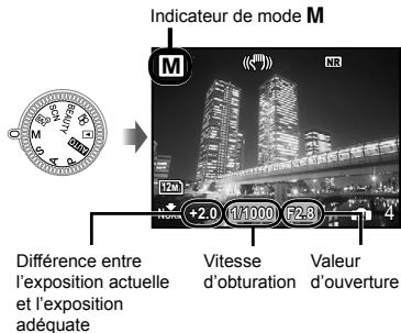 FUJIFILM SP-590UZ - Réglez la molette mode sur M. - 1