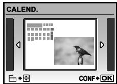 FUJIFILM SP-590UZ - Ajouter un calendrier à une photo [CALEND.] - 1