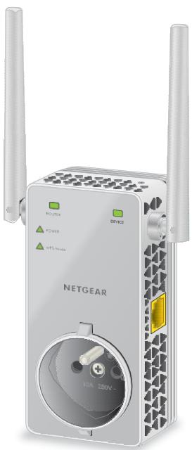 NETGEAR MULTIMEDIAEX6150-100FRS - Répéteur WiFi AC1200 - 1