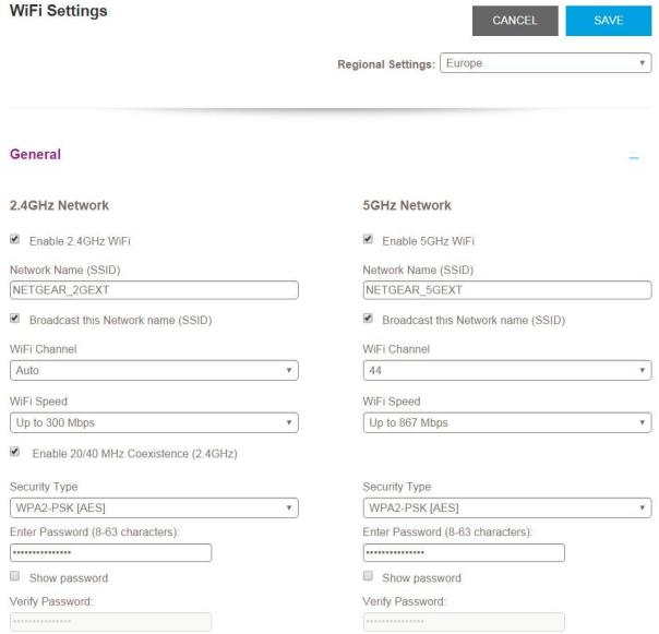 NETGEAR MULTIMEDIAEX6150-100FRS - Pour modifier les noms de réseau WiFi du répéteur : - 1