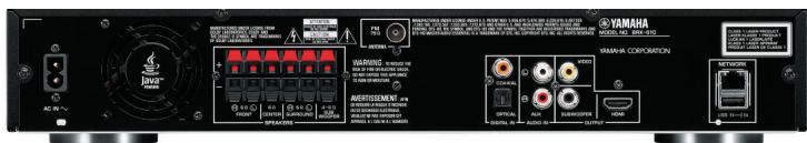 YAMAHA BDX-610 BL - Ampli / Blu-ray BRX-610 - 1