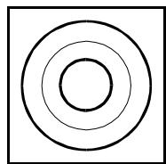 GORENJE EC 7766 E INOX - Utilisation de la zone chauffante à deux cercles concentrriques et de la zone chauffante élargie (sur certains modèles uniquement) - 3
