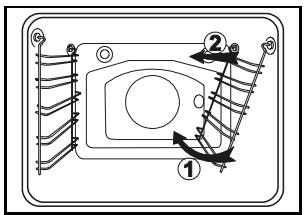 GORENJE EC 7766 E INOX - Démontage des glissières en fil et téléscopiques - 1