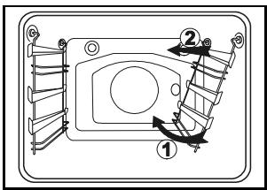 GORENJE EC 7766 E INOX - Démontage des glissières en fil et téléscopiques - 2