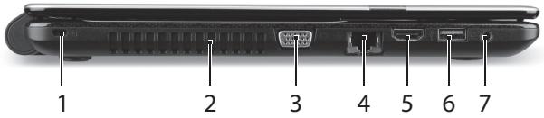 PACKARD BELL EN TEG9BH-30RT - Vue gauche - 1