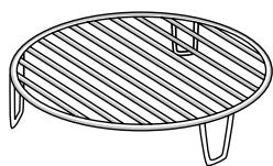 WHIRLPOOL W9MD260BSS - GRILLE METALLIQUE - 1
