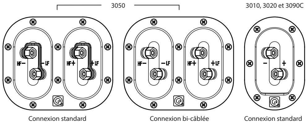 Q-ACOUSTICS QA3050 - Bornes et connecteurs - 1
