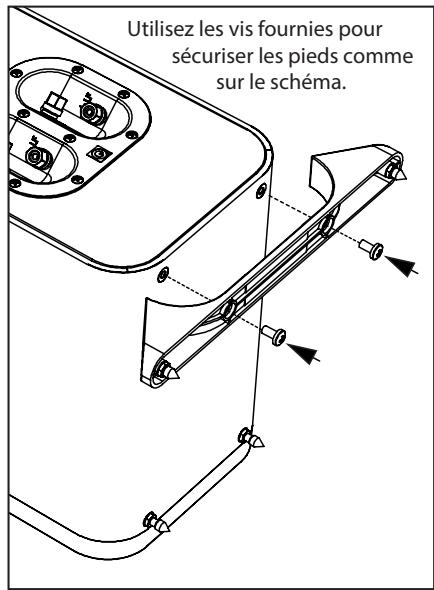 Q-ACOUSTICS QA3050 - Attacher le stabilisateur arrêté - 3050 - 2