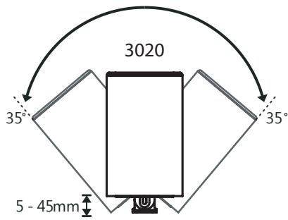 Q-ACOUSTICS QA3050 - Fixation murale (simple) pour modèles 3010 / 3020 / 3090C - 4