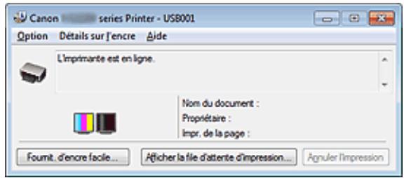 CANON MG2555C - Contrôle du niveau d'encre sur votre ordinateur - 1