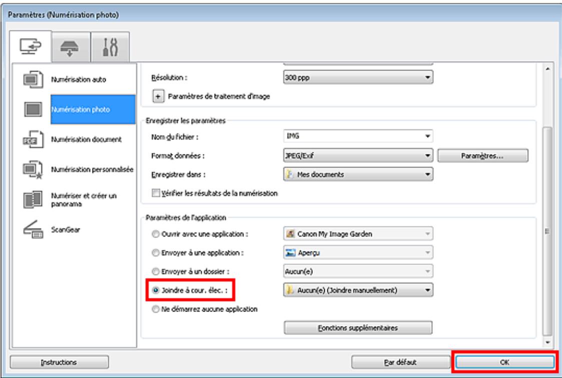 CANON MG2555C - Cliquez sur Numérisation photo. - 2