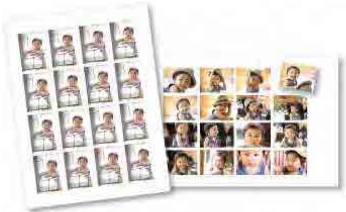 CANON MG2555C - Impression d'autocollants - 1