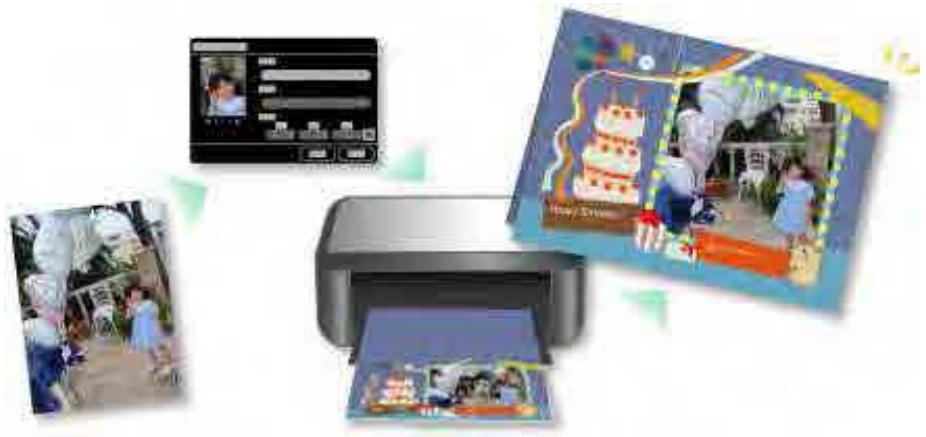 CANON MG2555C - Créer des éléments avec My Image Garden - 1