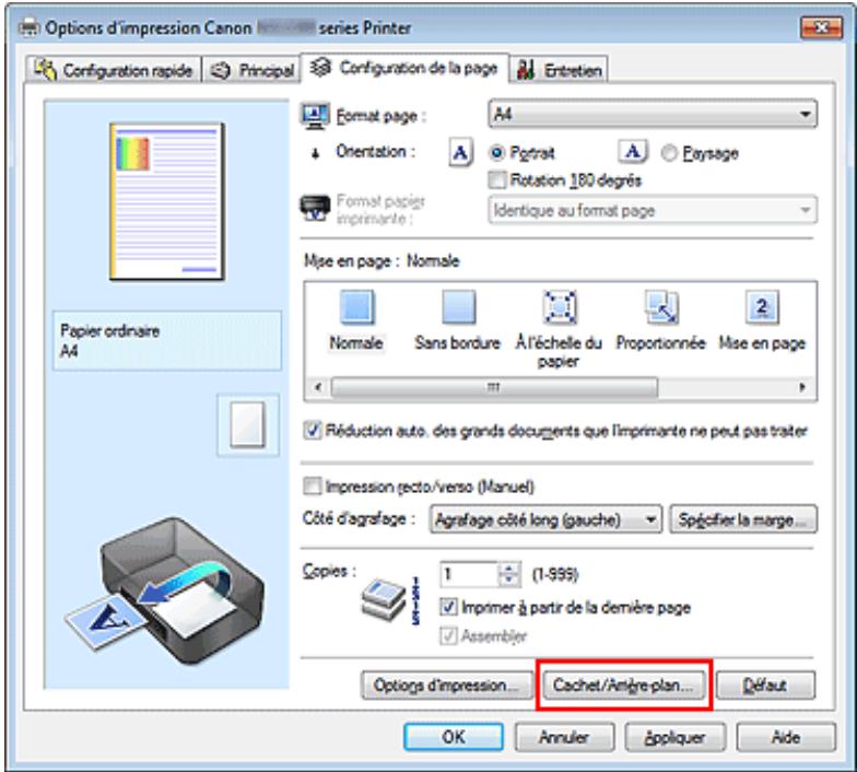 CANON MG2555C - Enregistrement d'un nouveau cachet - 1