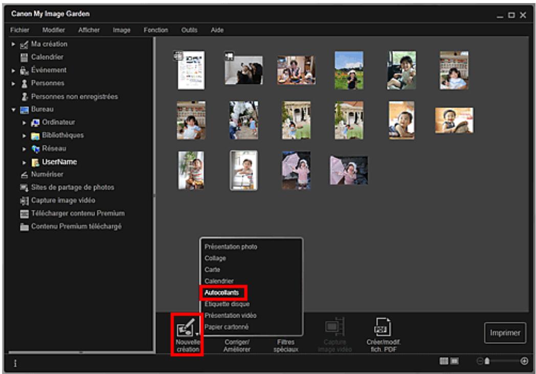 CANON MG2555C - Impression d'autocollants - 2