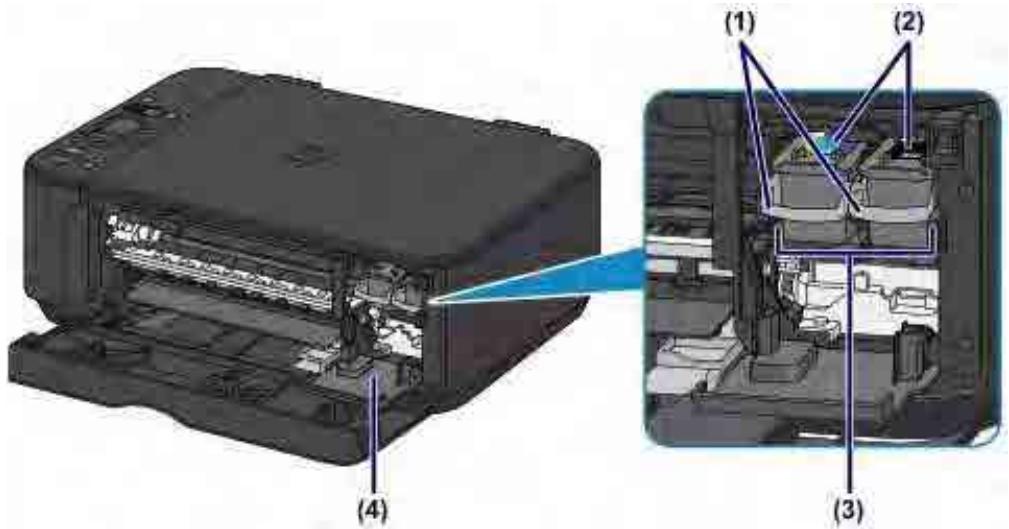 CANON MG2555C - Vue de l'intérieur - 1
