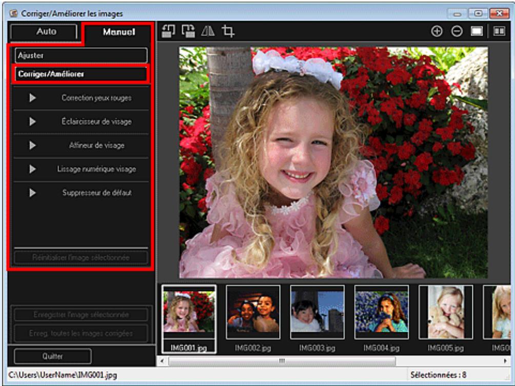 CANON MG2555C - Réinitialiser l'image sélectionnée - 1