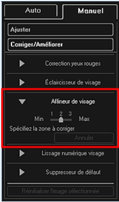 CANON MG2555C - Correction manuelle - 1