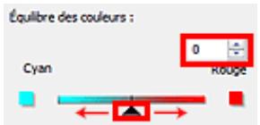 CANON MG2555C - Équilibre des couleurs - 1