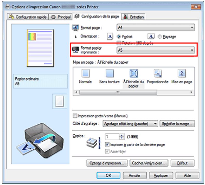 CANON MG2555C - Impression à l'échelle du papier - 3