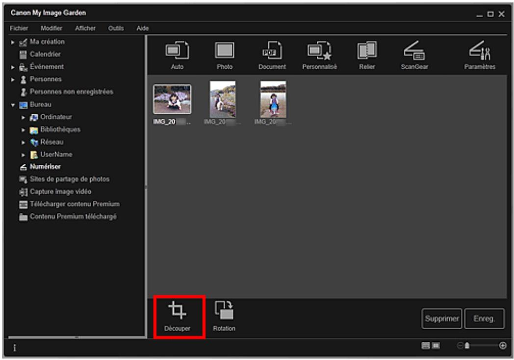 CANON MG2555C - Découpage des images numériées - 2