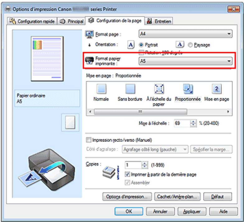 CANON MG2555C - Impression proportionnée - 3