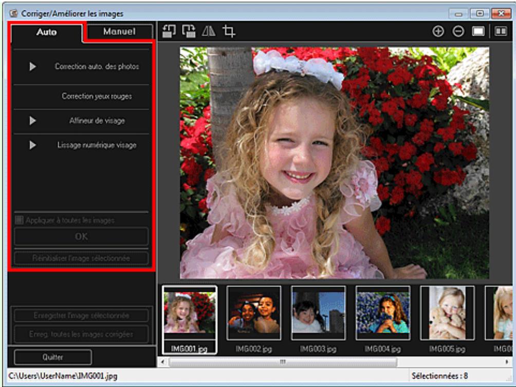 CANON MG2555C - Onglet Auto - 1
