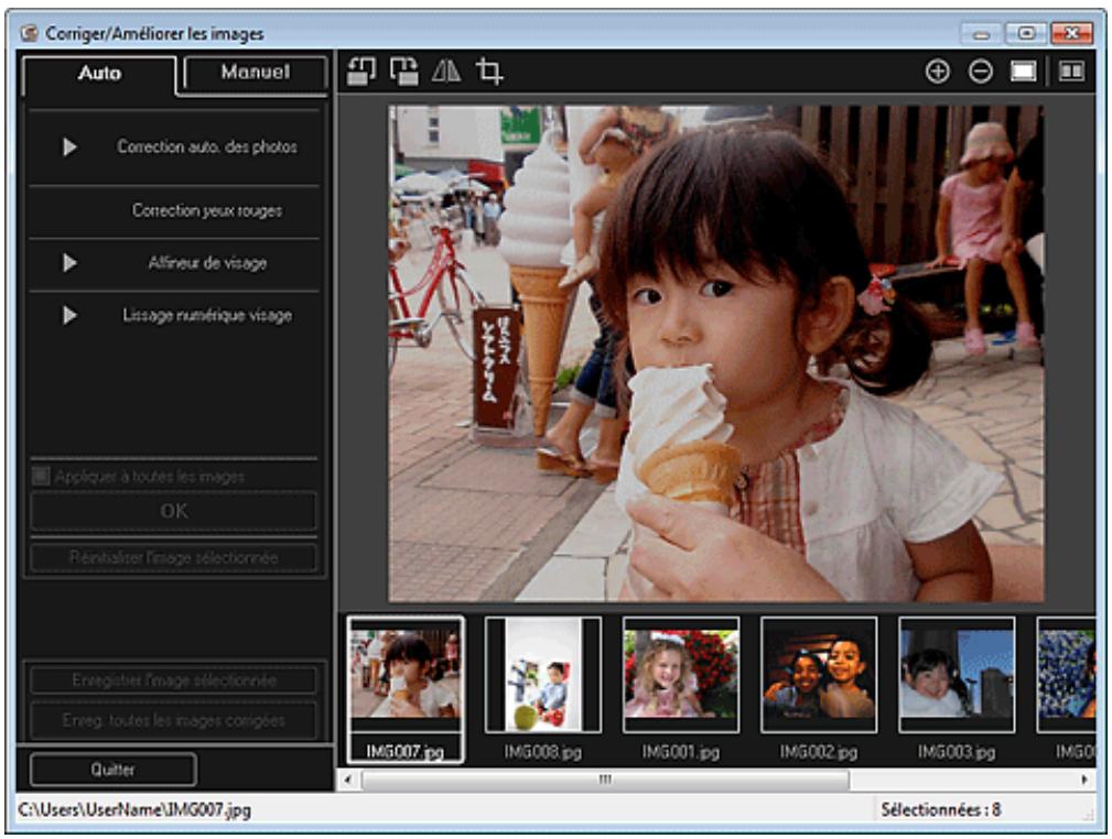 CANON MG2555C - Ajustement des images - 2