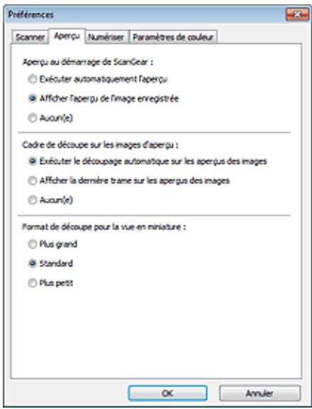 CANON MG2555C - Onglet Aperçu - 1