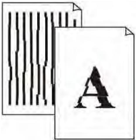 CANON MG2555C - Les lignes ne sont pas alignées - 1