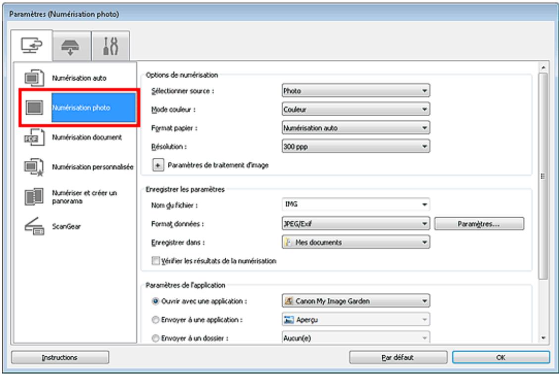 CANON MG2555C - Cliquez sur Numérisation photo. - 1