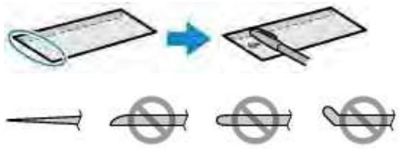 CANON MG2555C - Préparez les enveloppces. - 3