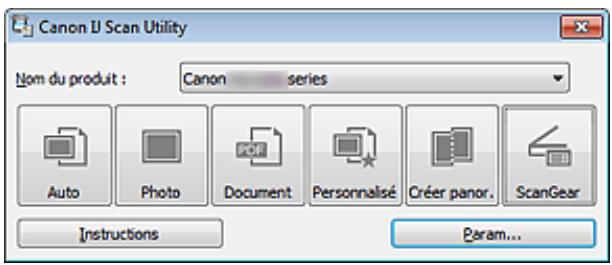 CANON MG2555C - Démarrage de IJ Scan Utility - 1