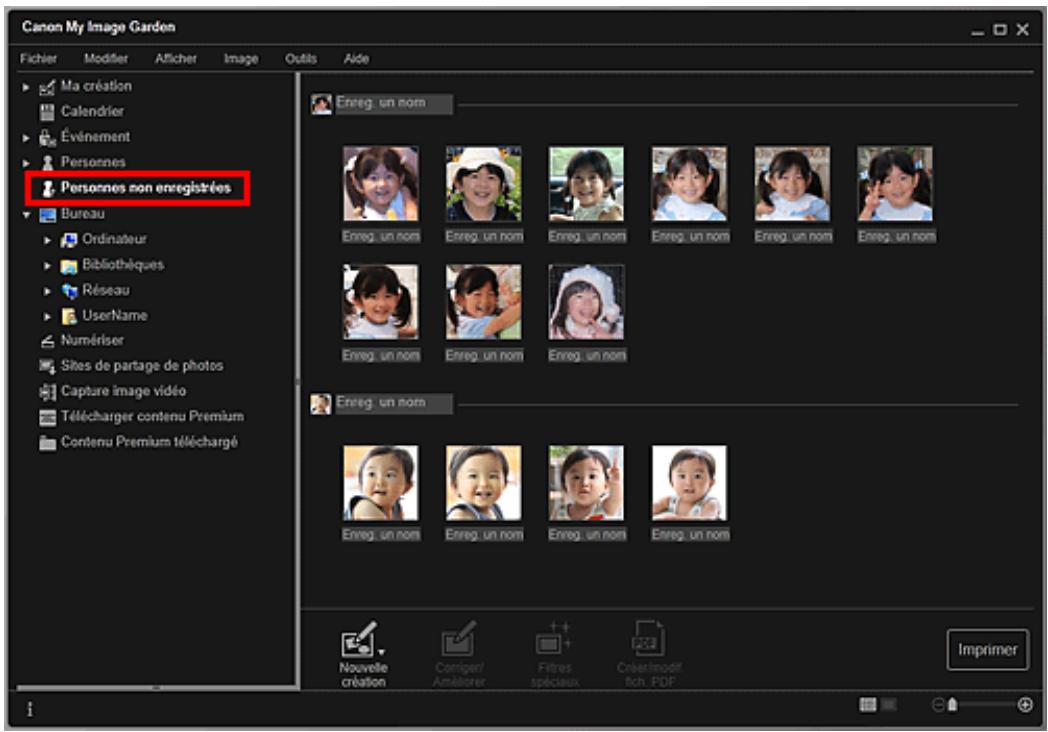 CANON MG2555C - Cliquez sur Personnes non enregistrées. - 1