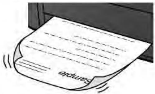 CANON MG2555C - Le papier est gondolé - 1