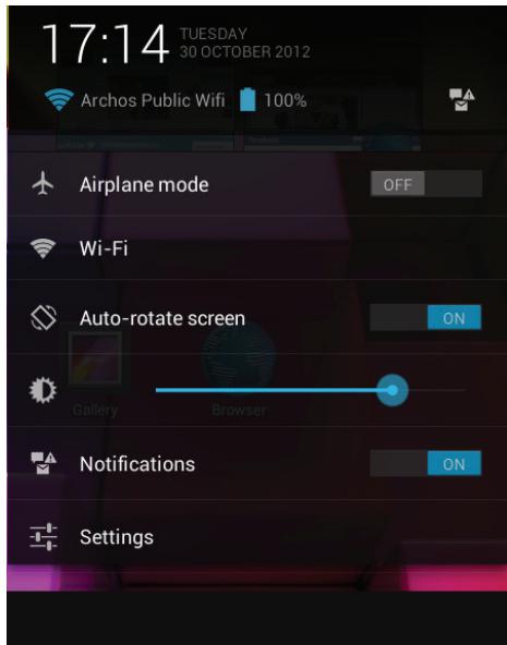 ARCHOS T80 - L'Interface Android™ - 1