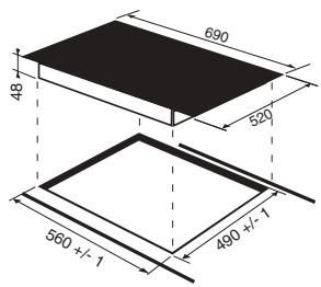 SCHOLTES TIP 642 DDL NOIR - Encastrement - 2