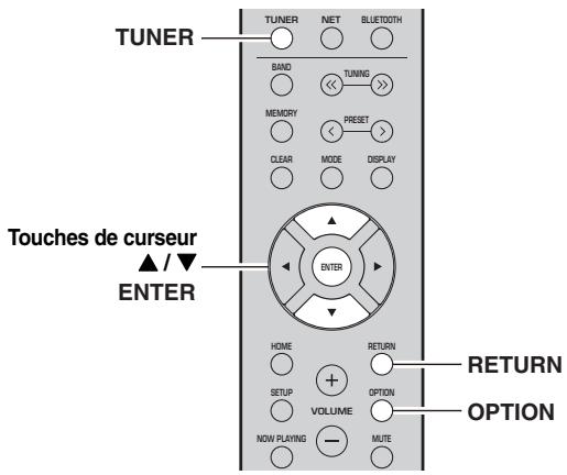 YAMAHA R-NSOSD - Réception automatique d'informations sur la circulation routière (R-N303 uniquement) - 1
