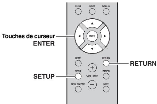 YAMAHA R-NSOSD - Réglage manuel de connexion au réseau sans fil - 1